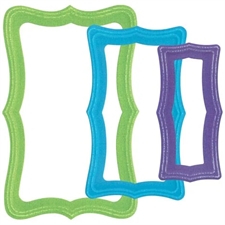 Sizzix Framelits - Stacey Park / Reversed Doris Dotted Top Note